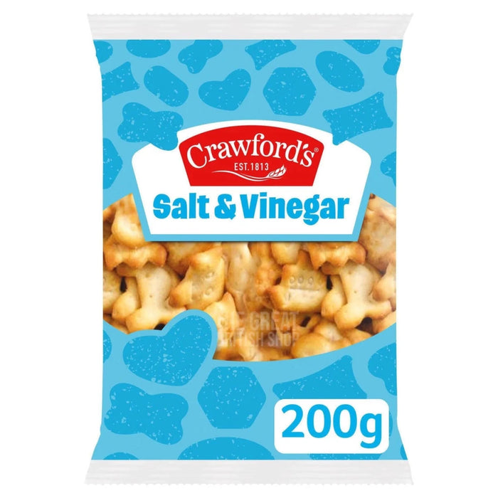Crawford's Salt & Vinegar Savoury Nibbles - 200g imported British grocery product available in Canada