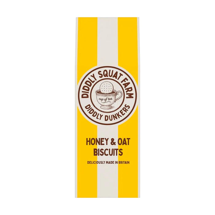 Diddly Squat Farm Dunkers Honey & Oat Biscuits - 180g imported British grocery product available in Canada