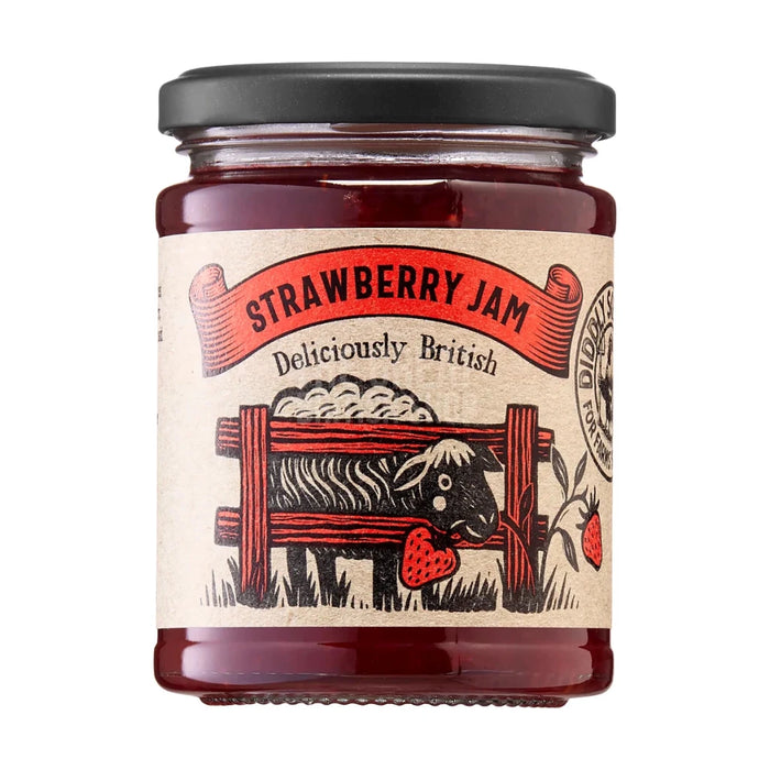 Diddly Squat Farm Strawberry Jam - 340g imported British grocery product available in Canada