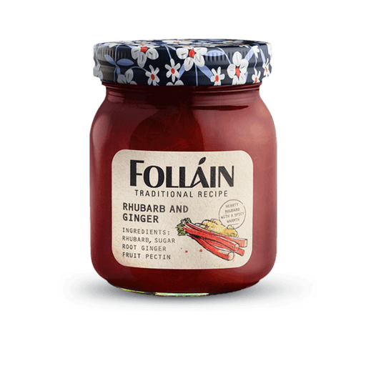 Follain Traditional Rhubarb & Ginger Jam - 370g | British Store Online | The Great British Shop