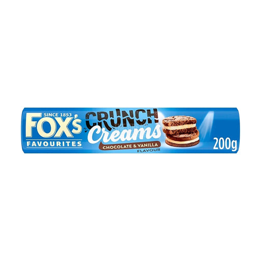 Fox's Chocolate & Vanilla Creams - 200g imported British grocery product available in Canada