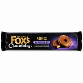 Fox's Chocolatey Milk Chocolate Rounds - 130g, front view of the product packaging