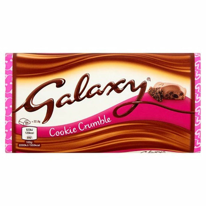 Galaxy Cookie Crumble Bar - 114g | British Store Online | The Great British Shop