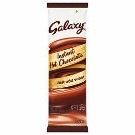 Galaxy Hot Chocolate Sachet - 25g, front view of the product packaging