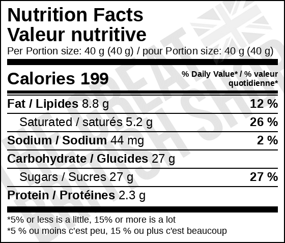 Galaxy Minstrels - 80g imported British grocery product available in Canada