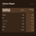 Galaxy Ripple 3 Pack nutrition summary; Per 100 g; Per portion 30 g; salt shown as salt.