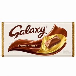 Galaxy Smooth Milk - 100g, front view of the product packaging