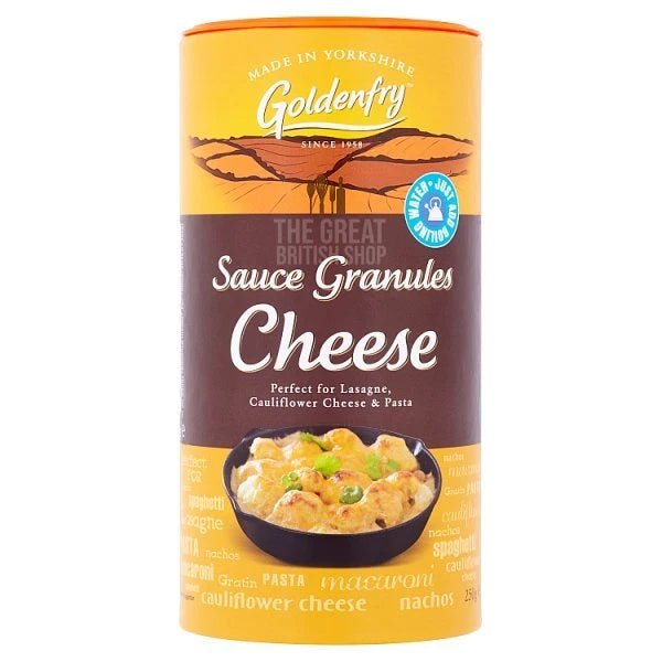 Goldenfry Cheese Sauce - 250g imported British grocery product available in Canada