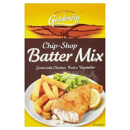 Goldenfry Chip Shop Batter Mix - 170g imported British grocery product available in Canada