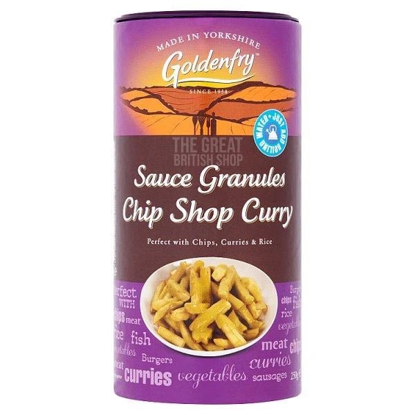 Goldenfry Chip Shop Curry Sauce - 160g imported British grocery product available in Canada
