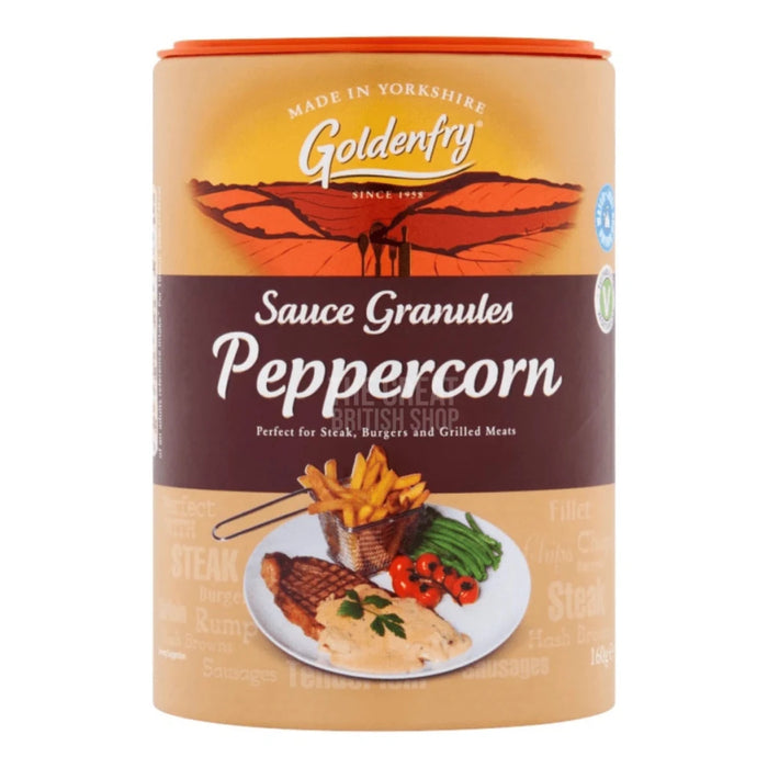 Goldenfry Peppercorn Sauce - 160g imported British grocery product available in Canada