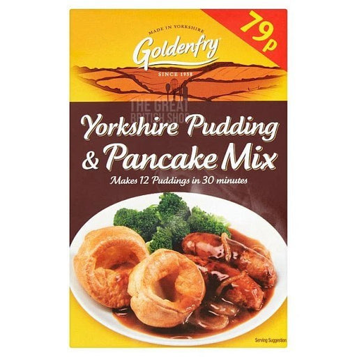 Goldenfry Yorkshire Pudding & Pancake Mix - 142g imported British grocery product available in Canada