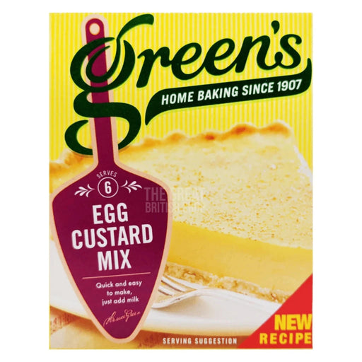 Green's Egg Custard Mix - 54g imported British grocery product available in Canada