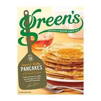 Green's Golden Syrup Pancake Mix - 232g imported British grocery product available in Canada