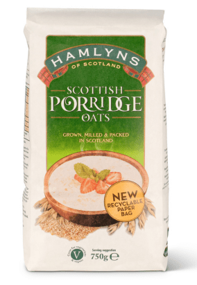 Hamlyns Scottish Porridge Oats - 750g imported British grocery product available in Canada
