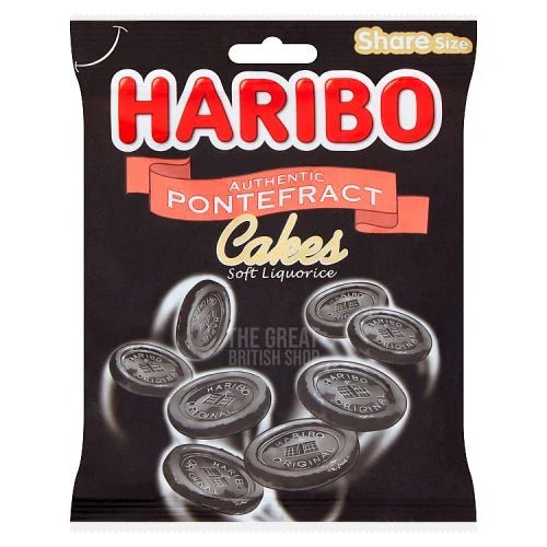 Haribo Pontefract Cakes - 160g imported British grocery product available in Canada
