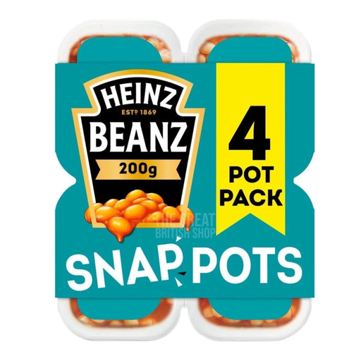 Heinz Baked Beans Snap Pots - 4 Pack imported British grocery product available in Canada