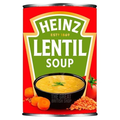 Heinz Lentil Soup - 400g imported British grocery product available in Canada