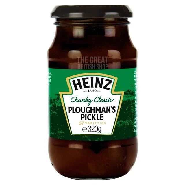 Heinz Ploughman's Pickle - 320g imported British grocery product available in Canada