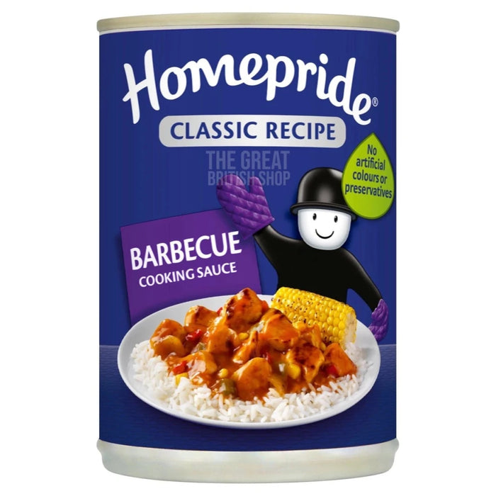 Homepride Cook in Sauce Barbecue - 400g imported British grocery product available in Canada