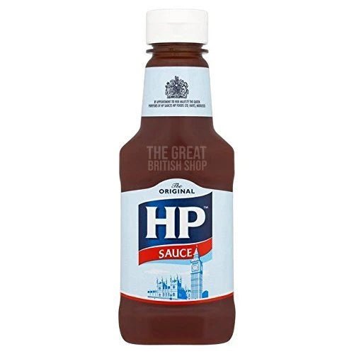 HP Sauce Squeezy - 450g imported British grocery product available in Canada