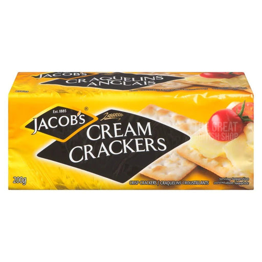 Jacob's Cream Crackers - 300g imported British grocery product available in Canada