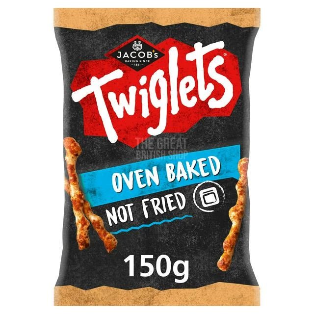 Jacobs Twiglets - 150g imported British grocery product available in Canada
