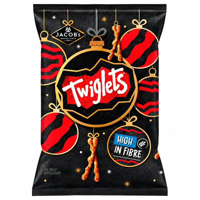 Jacobs Twiglets 150g, front view of the original product packaging.