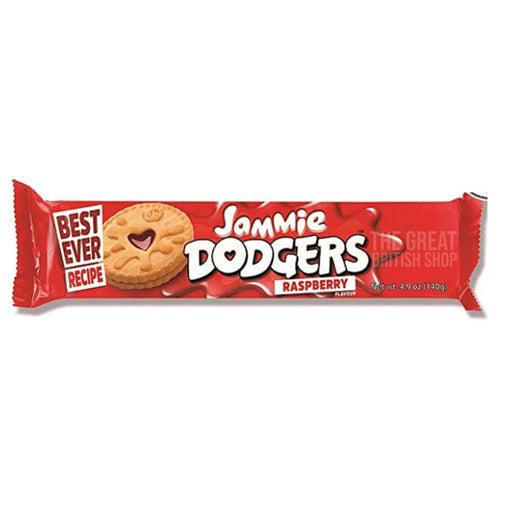 Jammie Dodgers Raspberry - 140g imported British grocery product available in Canada