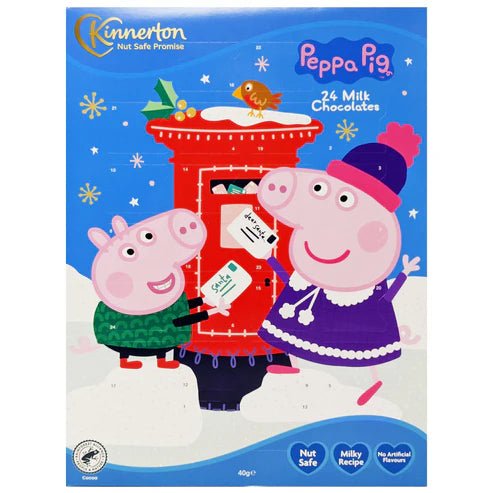 Kinnerton Peppa Pig Advent Calendar - 40g | British Store Online | The Great British Shop