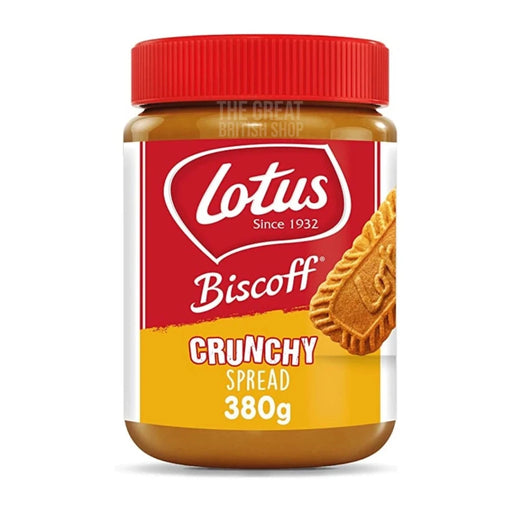 Lotus Biscoff Spread Crunchy - 380g imported British grocery product available in Canada