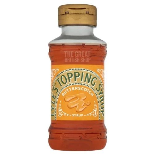 Lyle's Dessert Syrup Butterscotch - 325g imported British grocery product available in Canada