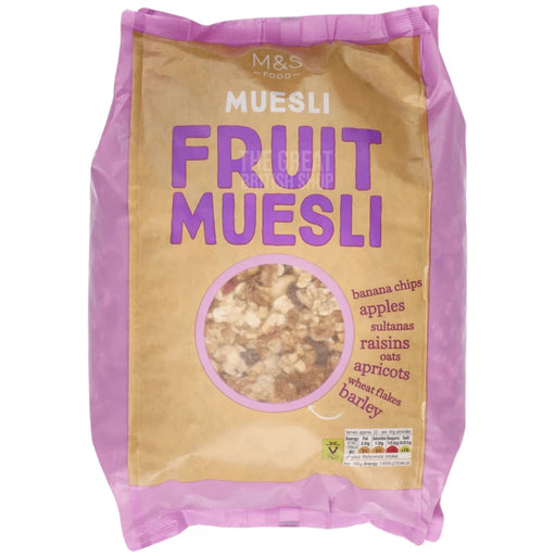 Marks & Spencer Fruit Muesli - 1kg imported British grocery product available in Canada
