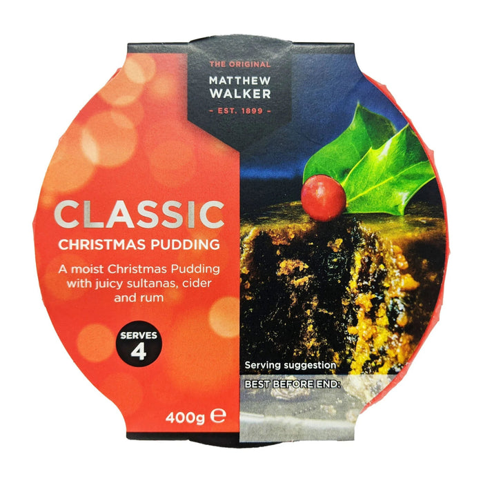 Matthew Walker Classic Christmas Pudding - 400g | British Store Online | The Great British Shop