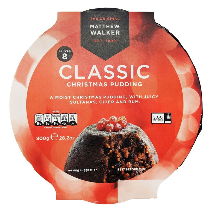 Matthew Walker Classic Christmas Pudding - 800g | British Store Online | The Great British Shop