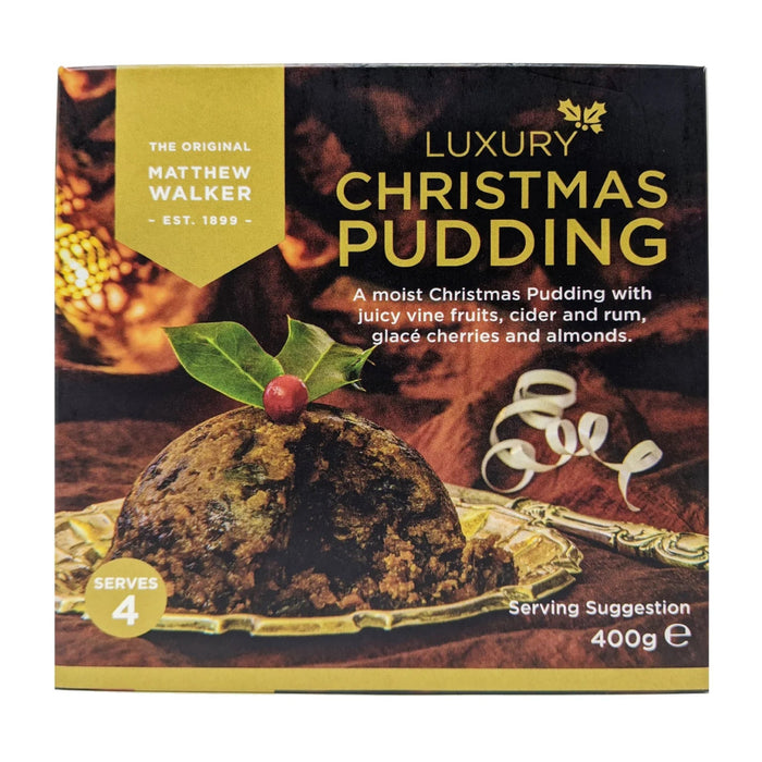 Matthew Walker Luxury Christmas Pudding - 400g | British Store Online | The Great British Shop