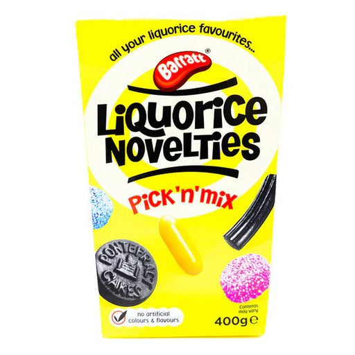 Maynards Barratt Liquorice Novelties Pick'n'Mix - 400g | British Store Online | The Great British Shop