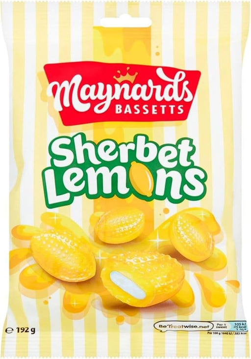 Maynards Sherbet Lemons | British Store Online | The Great British Shop