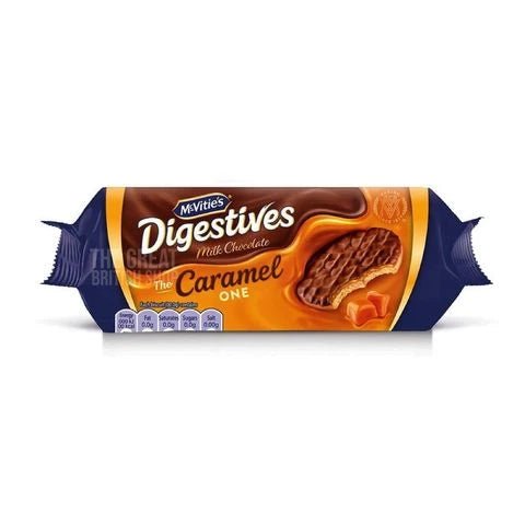 Mcvitie's Chocolate Caramel Digestives - 250g imported British grocery product available in Canada