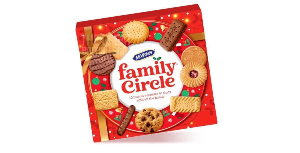 Mcvitie's Family Circle - 800g imported British grocery product available in Canada