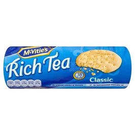 McVitie's Rich Tea Biscuits 200g, front of the pack showing a biscuit image.