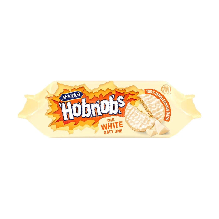McVitie's White Chocolate Hobnobs - 262g imported British grocery product available in Canada