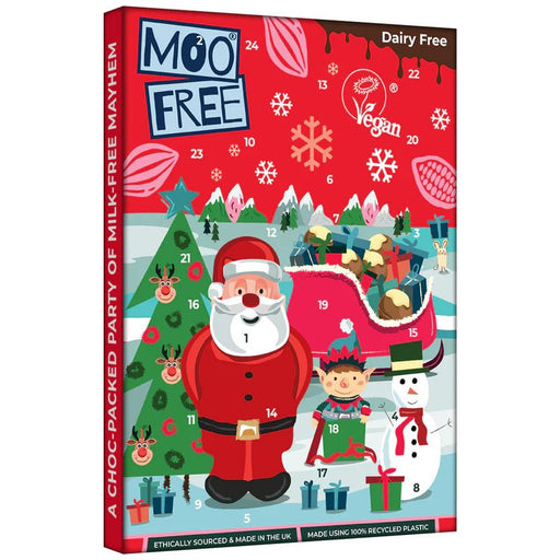 Moo Free Gluten & Dairy Free Milk Chocolate Advent Calendar - 70g | British Store Online | The Great British Shop
