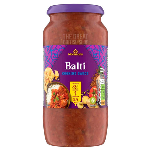 Morrisons Balti Sauce - 500g imported British grocery product available in Canada