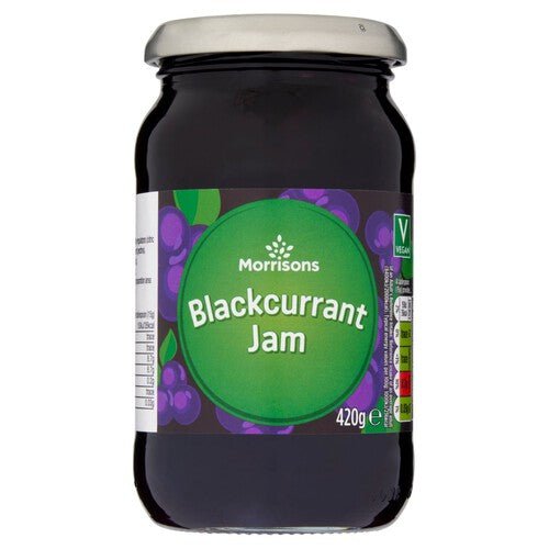 Morrisons Blackcurrant Jam - 420g | British Store Online | The Great British Shop