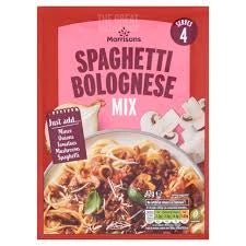 Morrisons Bolognese Sauce Mix - 42g imported British grocery product available in Canada
