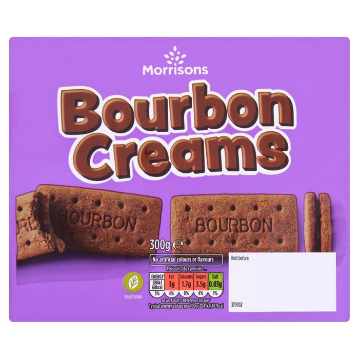 Morrisons Bourbon Creams - 300g | British Store Online | The Great British Shop
