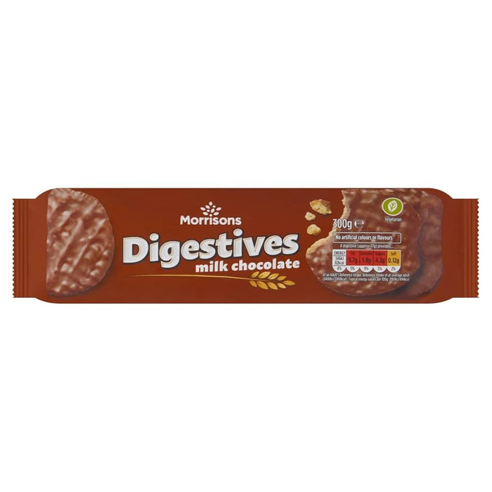 Morrisons Chocolate Chocolate Digestives - 300g | British Store Online | The Great British Shop