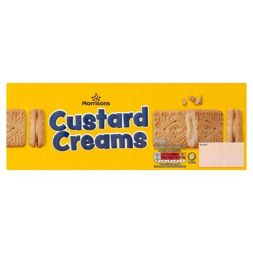 Morrisons Custard Creams - 400g | British Store Online | The Great British Shop