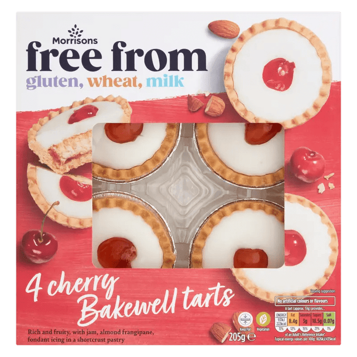 Morrisons Free From Bakewell Tart - 205g | British Store Online | The Great British Shop